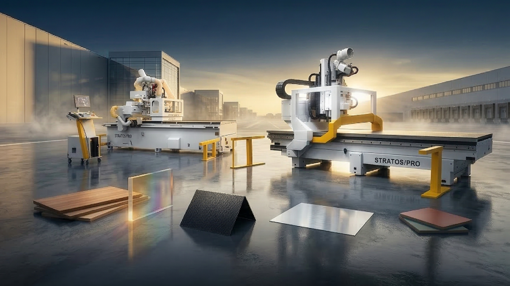 Anderson America industrial CNC router in operation