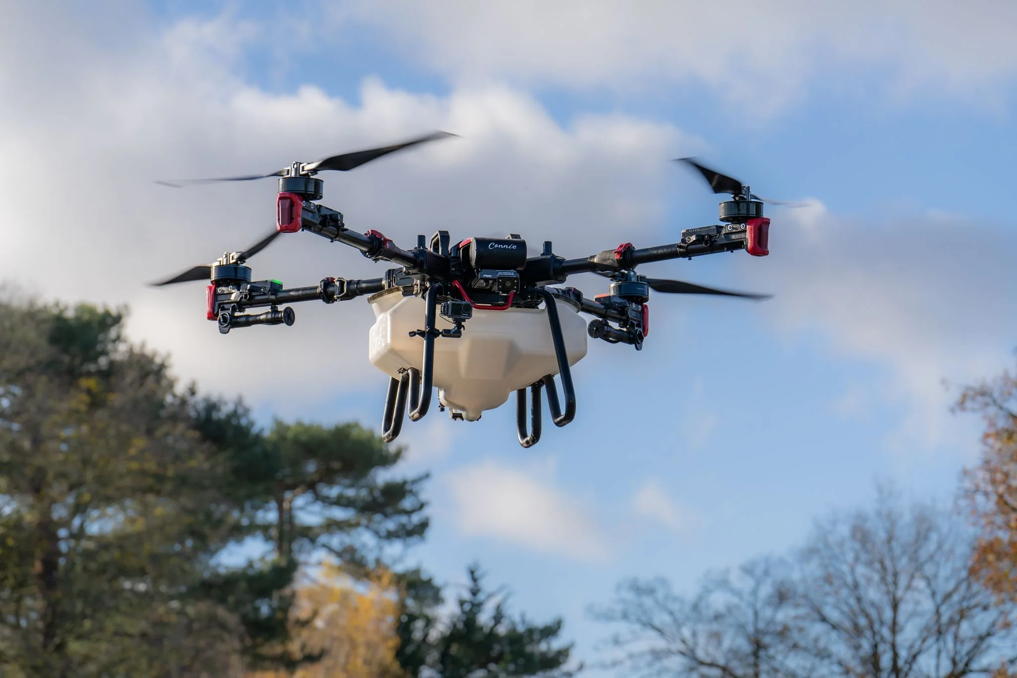 XAG drone agricultural spraying UK