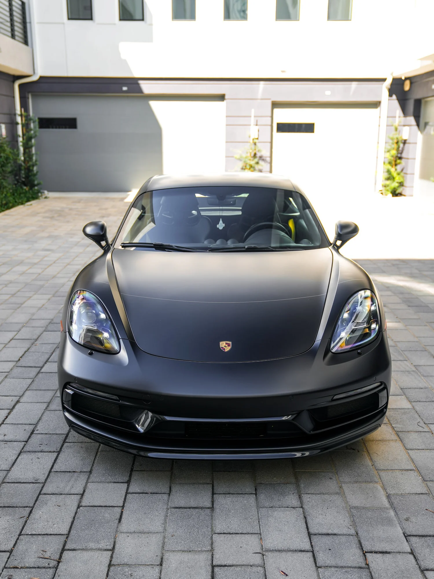Completed Porsche 718 Cayman GTS 3M Satin Black project in Irvine