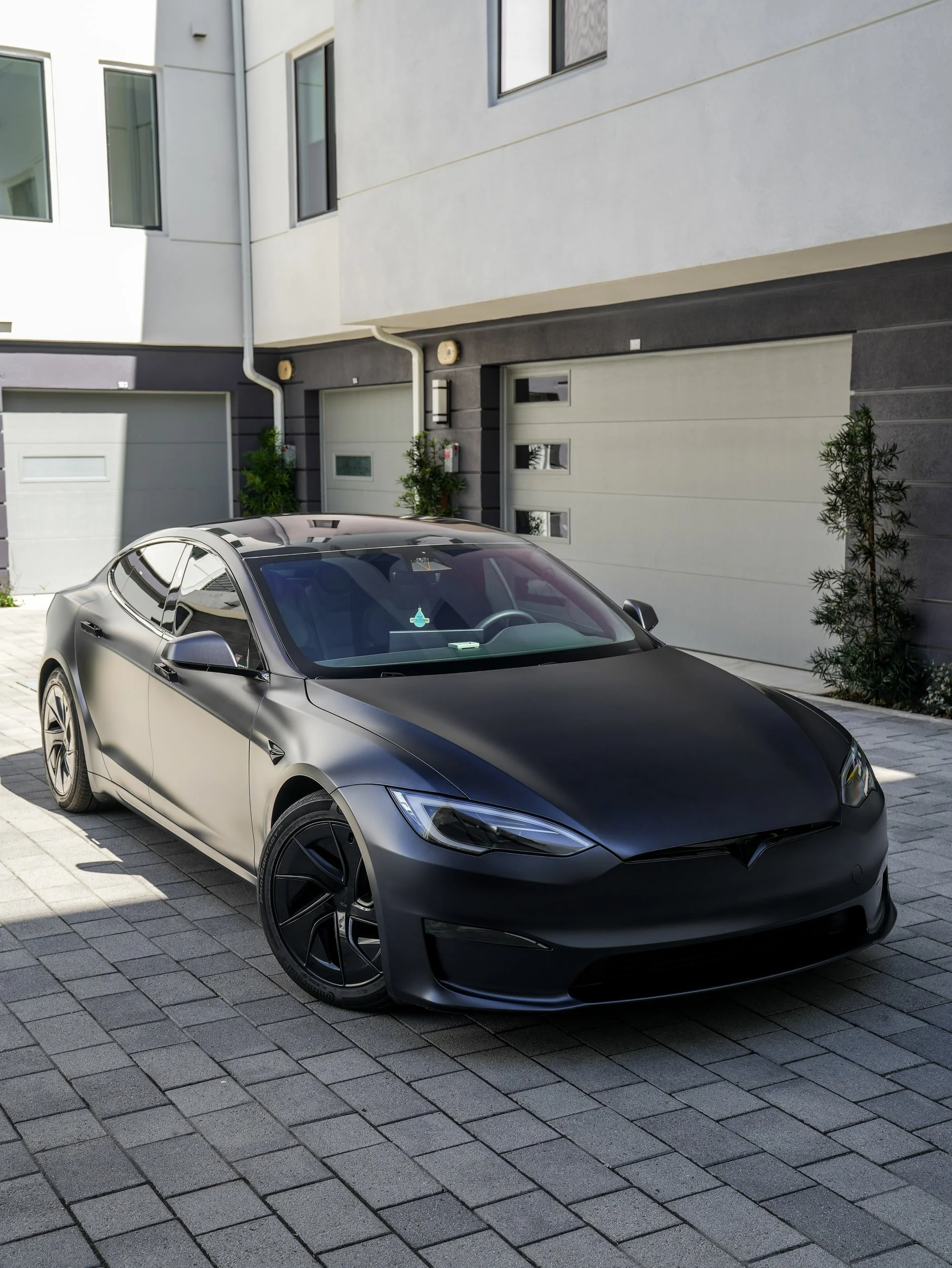 Tesla Model S Matte PPF & XR Plus Window Tint — Matte PPF · Window Tint
