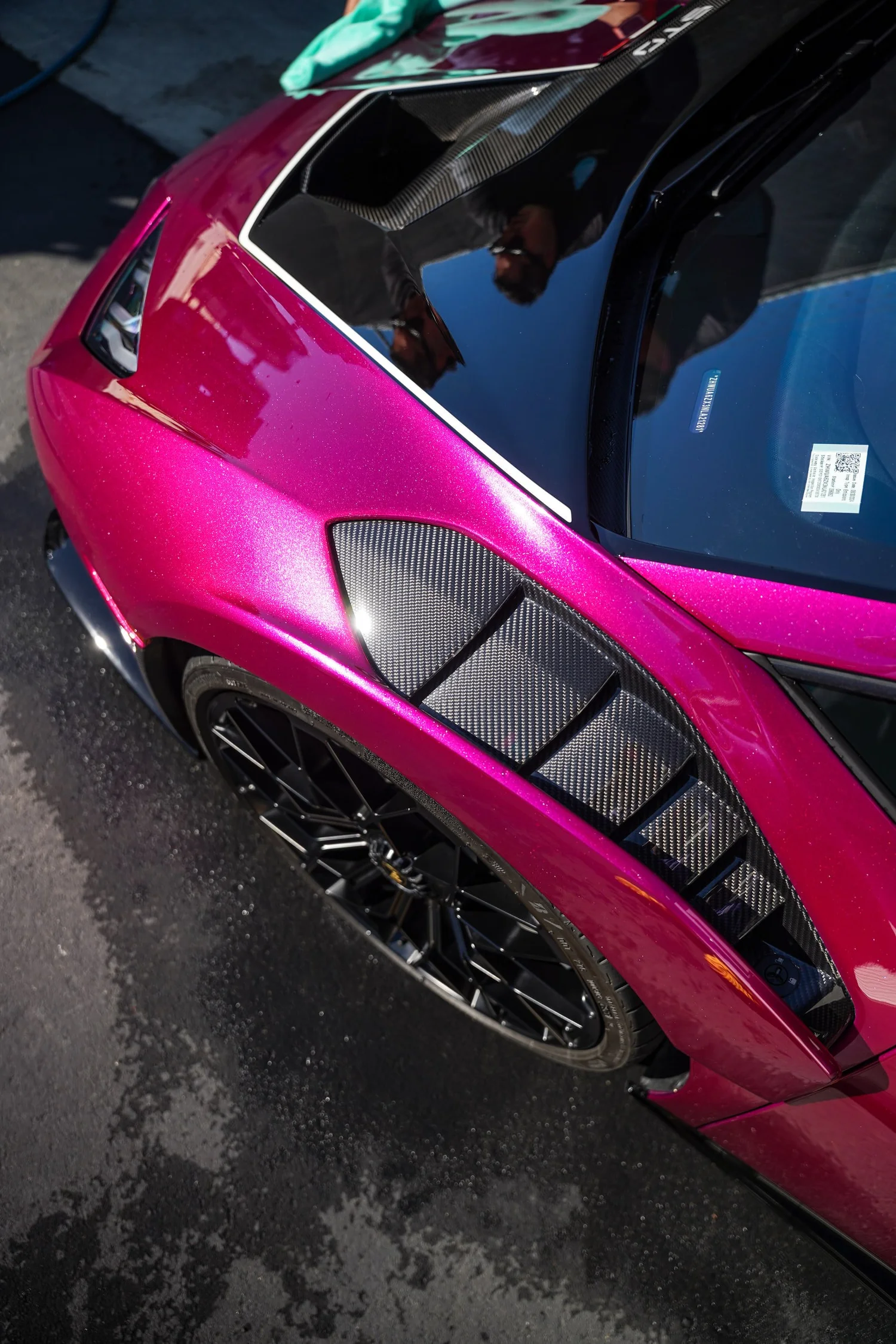 Lamborghini Mobile after Detailing, front-corner view