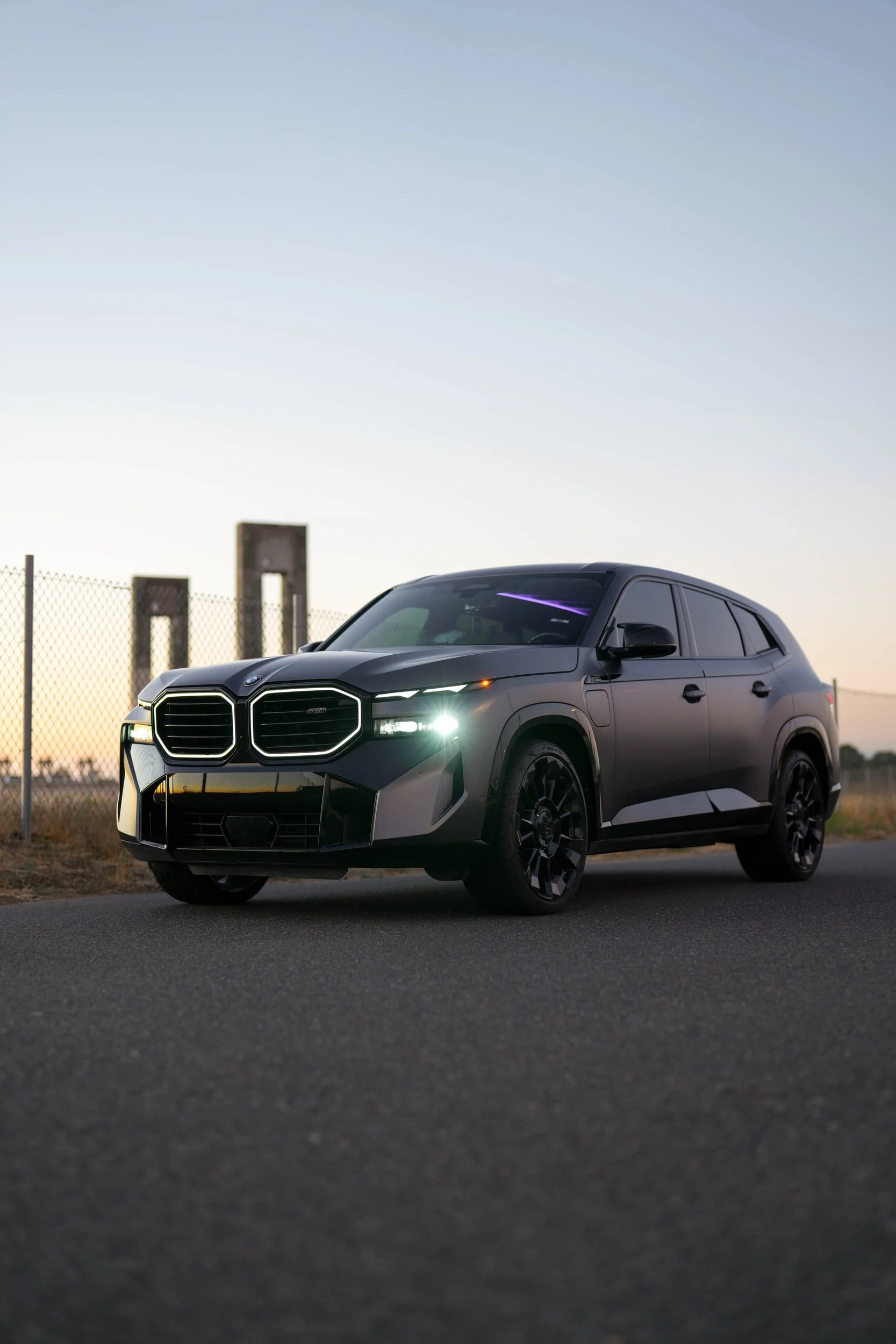 BMW XM Matte Grey Vinyl Wrap, Window Tint & Ceramic Coating — Window Tint · Ceramic Coating · Vinyl Wrap