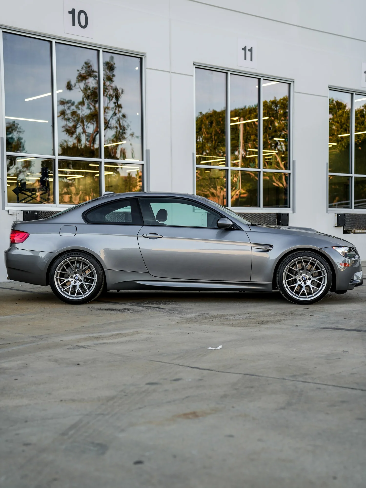 BMW E92 M3 PPF after Paint Protection Film (PPF), rear-right three-quarter view