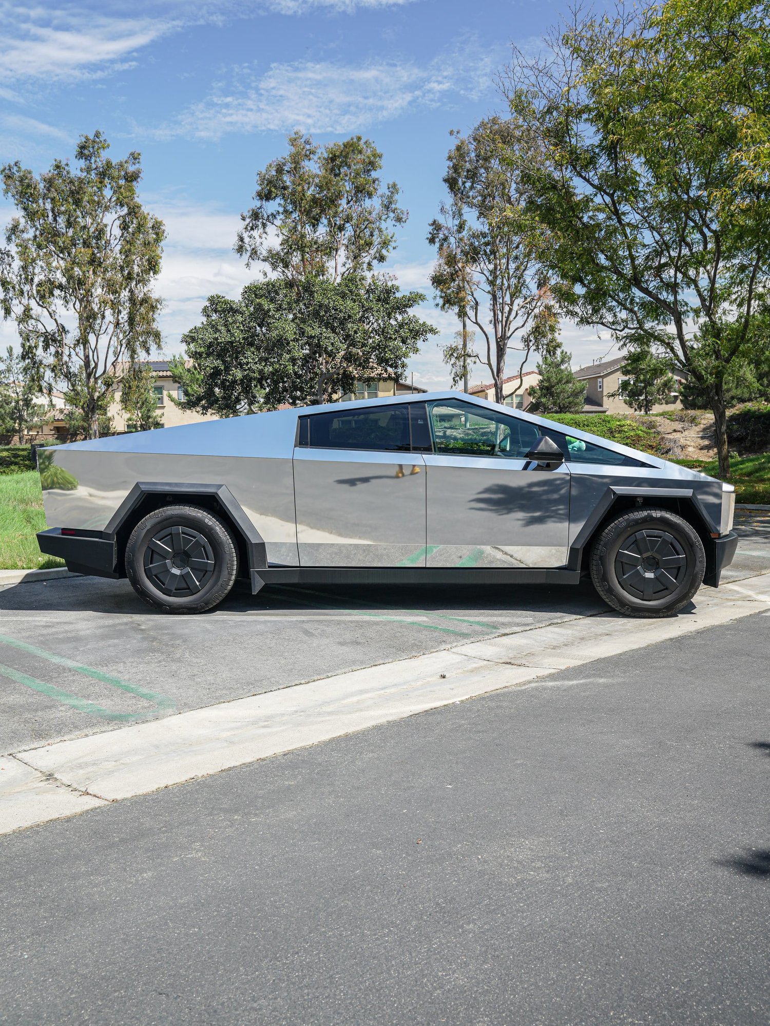 Completed Tesla Cybertruck Chrome project in Irvine