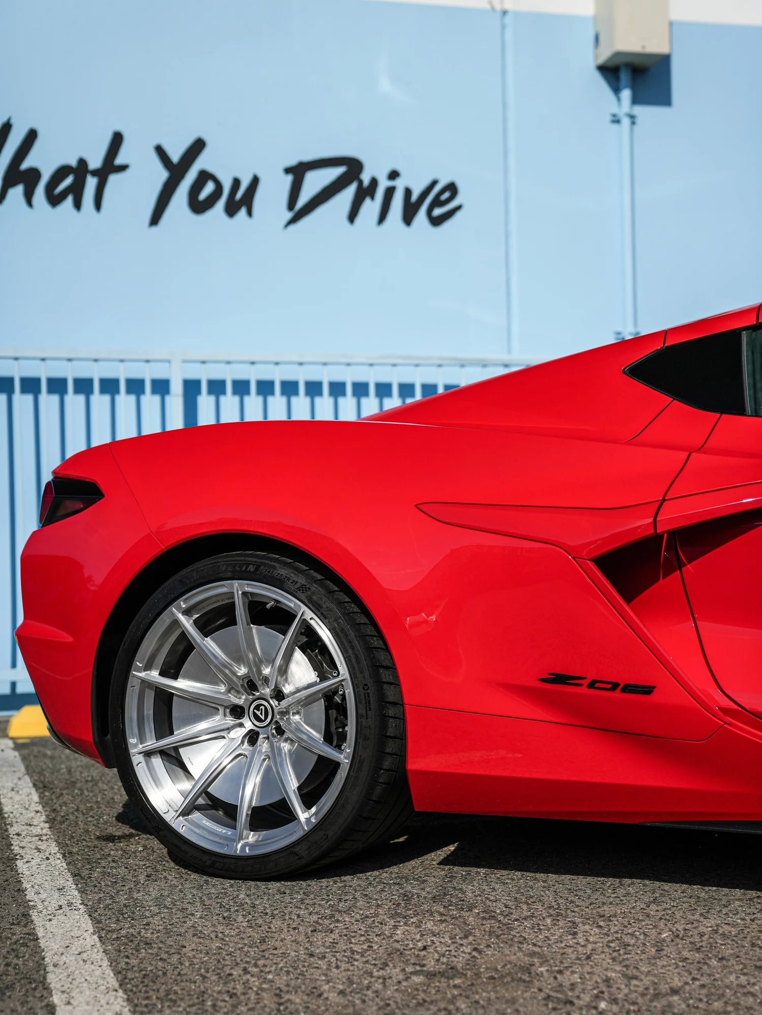 Completed Chevrolet Corvette Z06 PPF project in Irvine