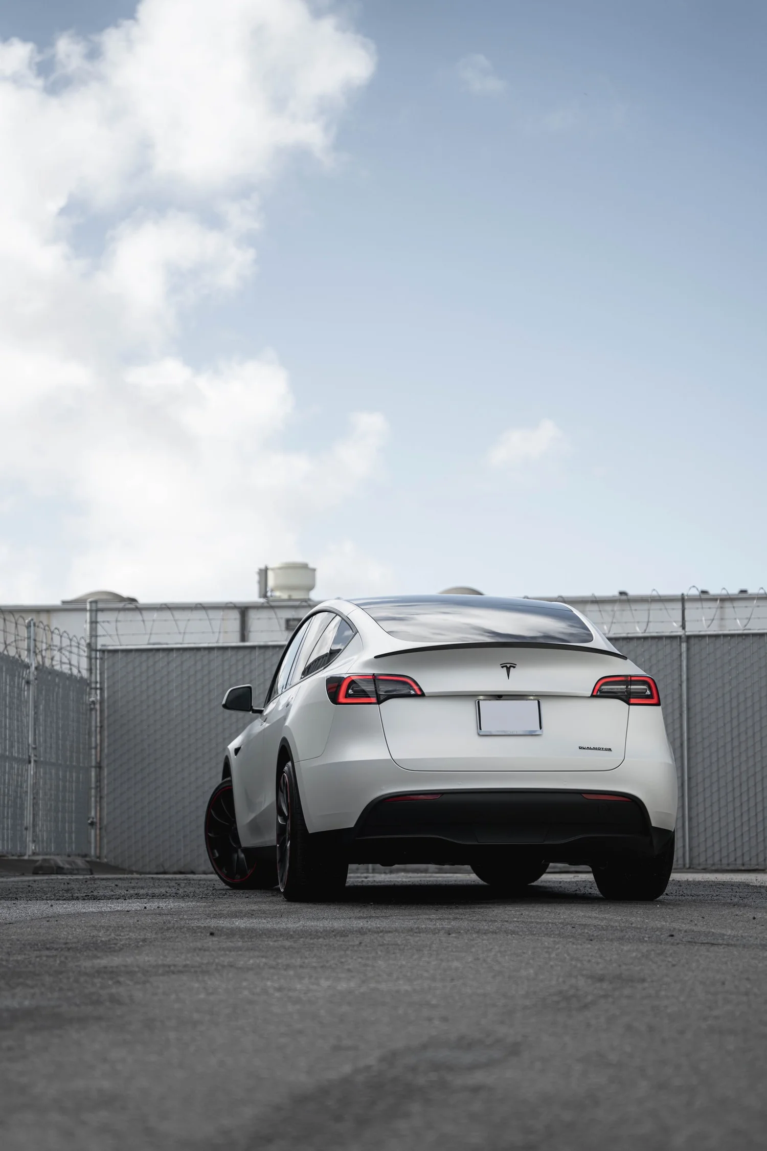 Completed Tesla Model Y 3M 2080 Satin Pearl White project in Irvine