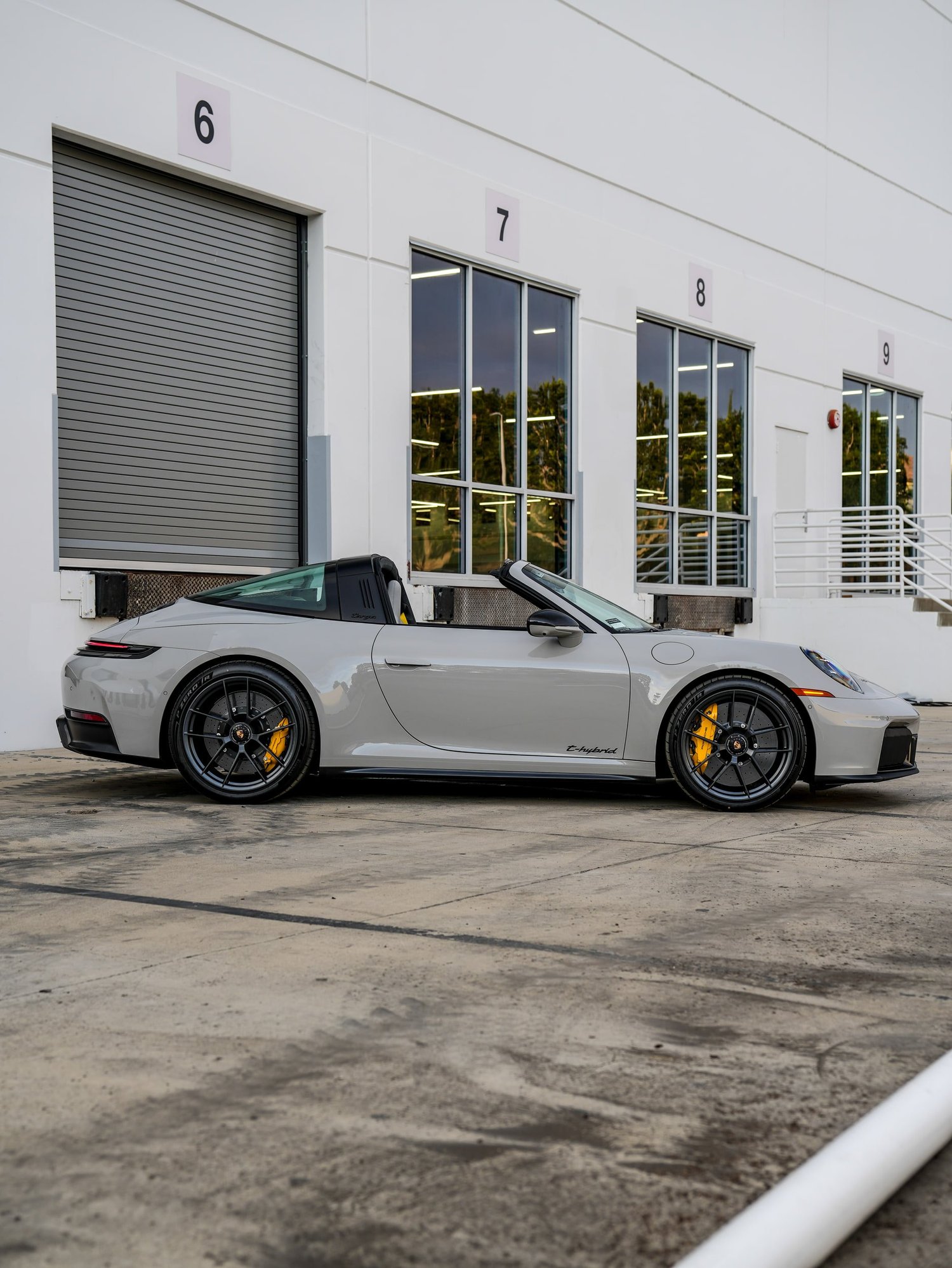 Porsche 911 Targa GTS PPF after Paint Protection Film (PPF), full vehicle with open doors
