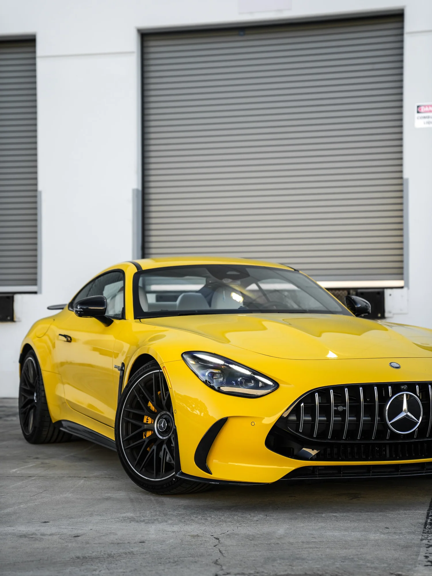 Mercedes-AMG GT 63 after Ceramic Coating, low-angle front view