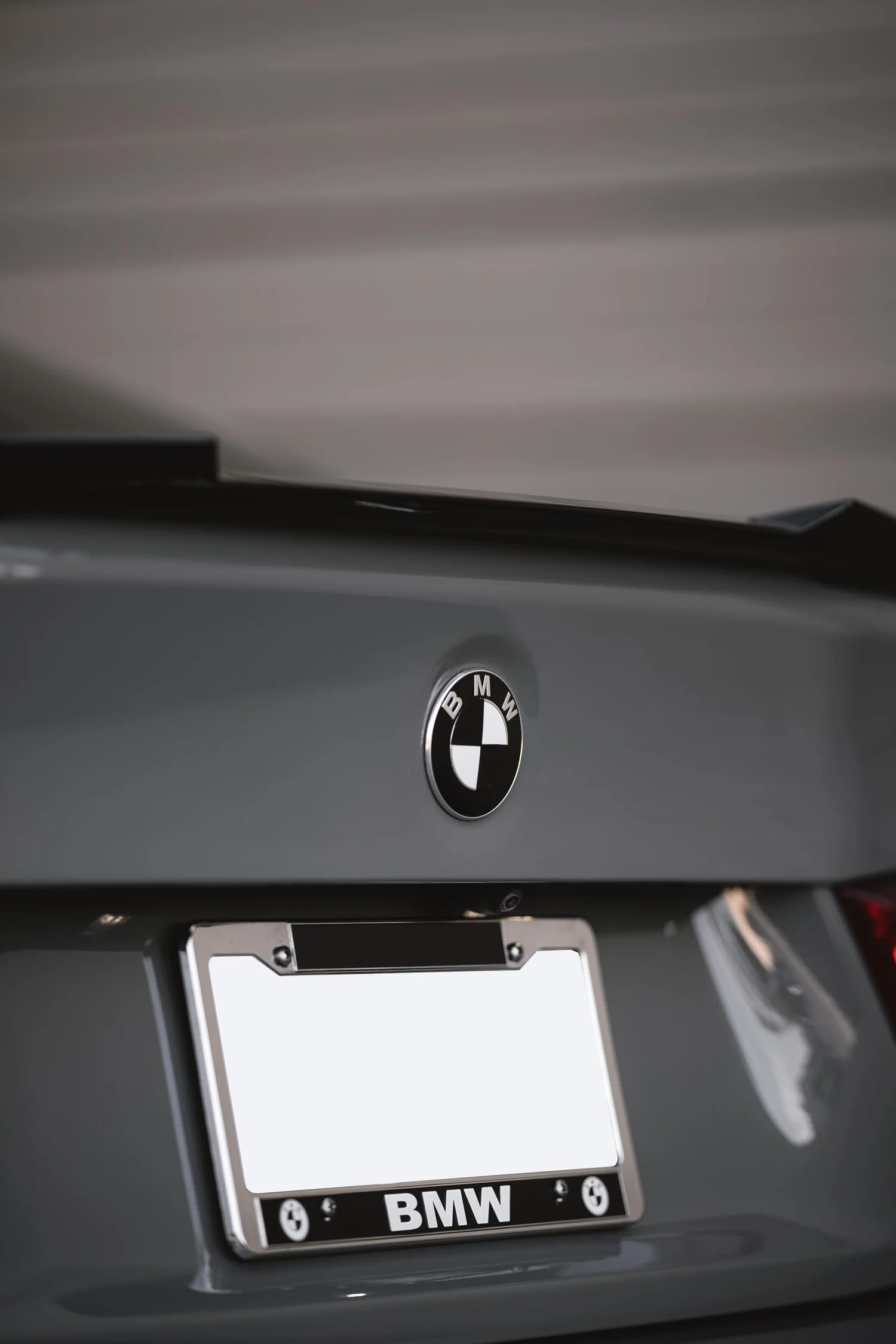 BMW 440i Inozetek Nardo Grey after Ceramic Coating, Vinyl Wrap and Wheel Powder Coating, close rear view