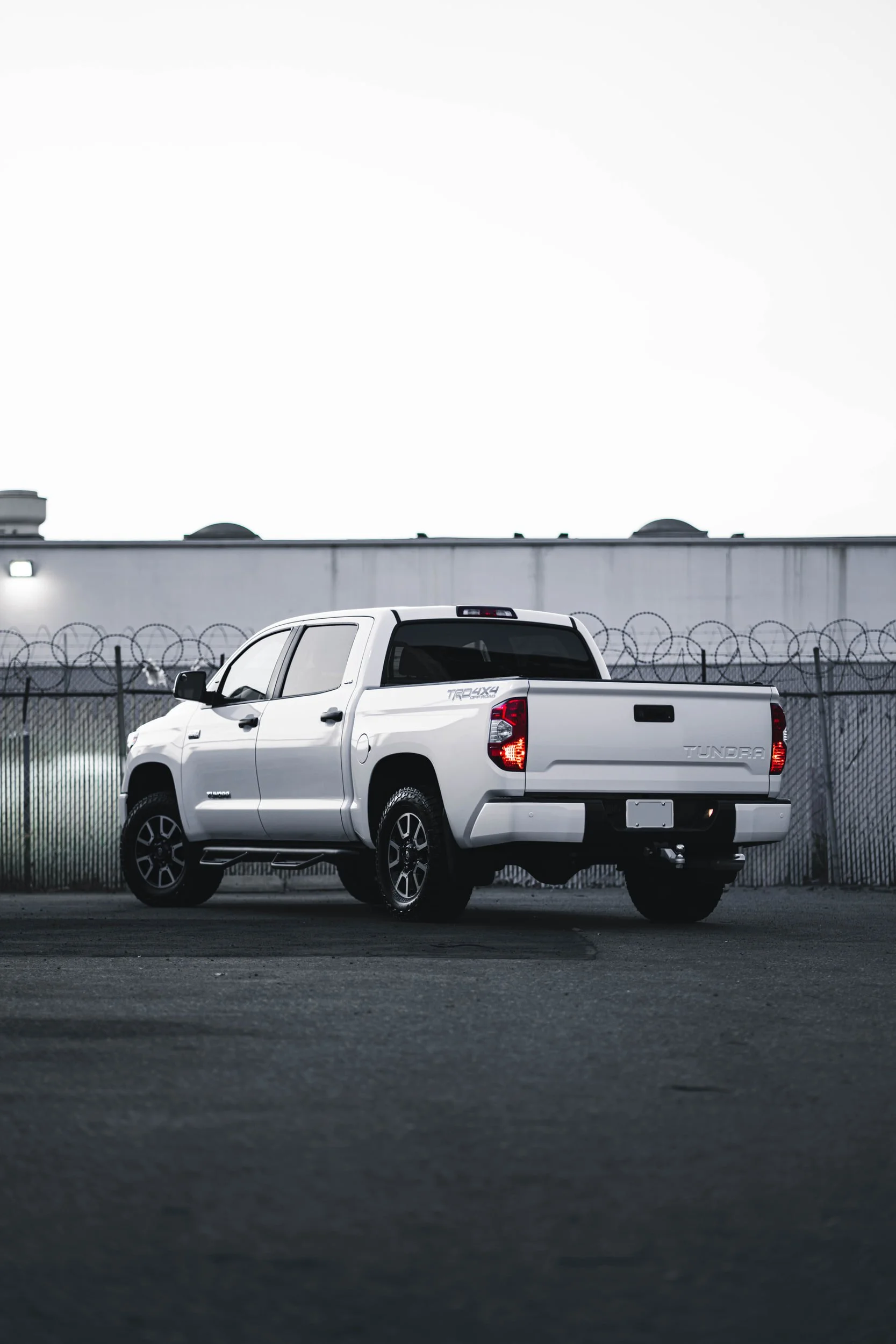 Toyota Tundra 3M 2080 Gloss White after vinyl wrap in Irvine