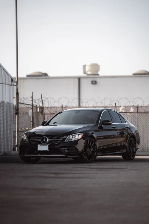 Mercedes-Benz C 300 front three-quarter project photograph