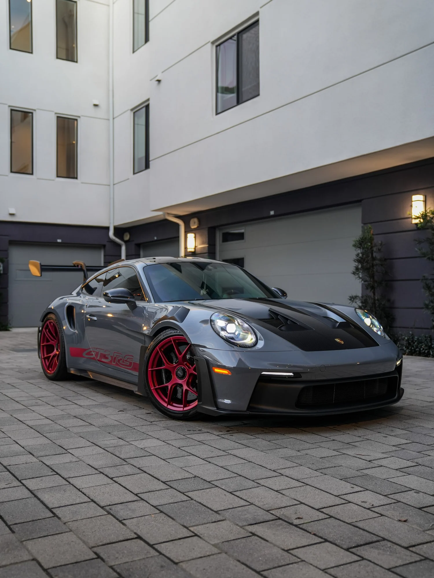 Porsche 911 GT3 RS after Detailing, front-left three-quarter view