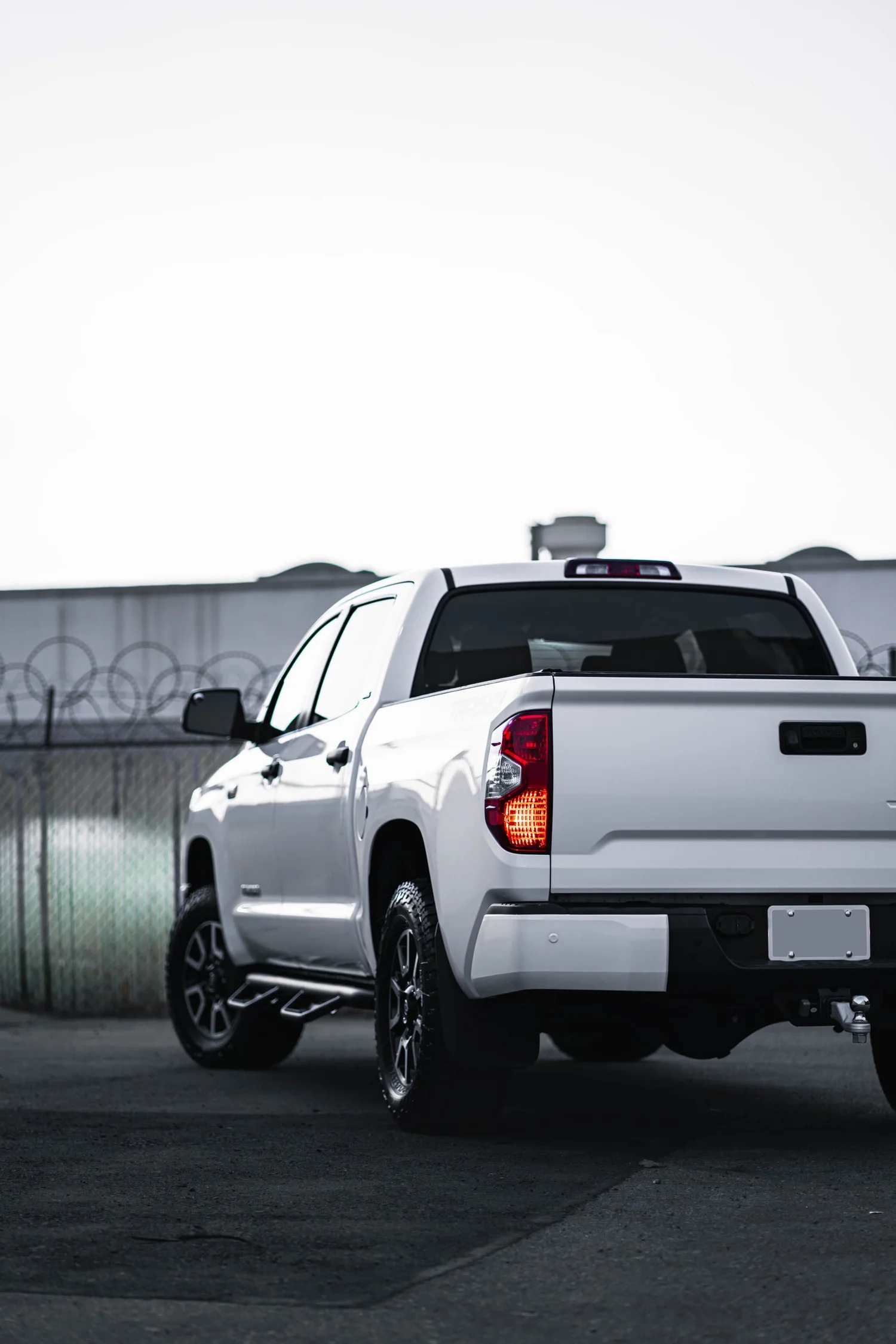 Completed Toyota Tundra 3M 2080 Gloss White project in Irvine