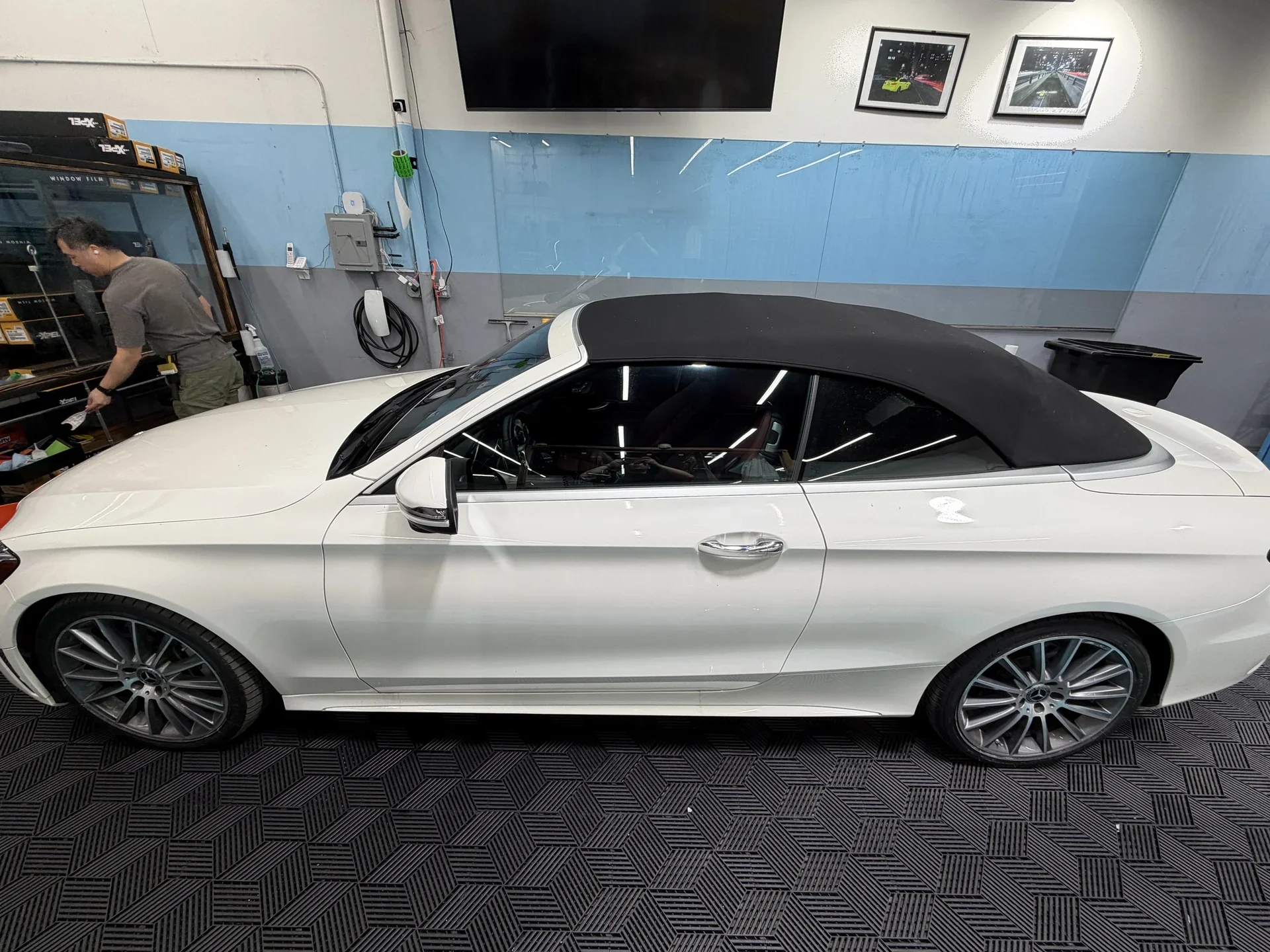 2021 Mercedes-Benz C300 Base — side view with the convertible roof closed