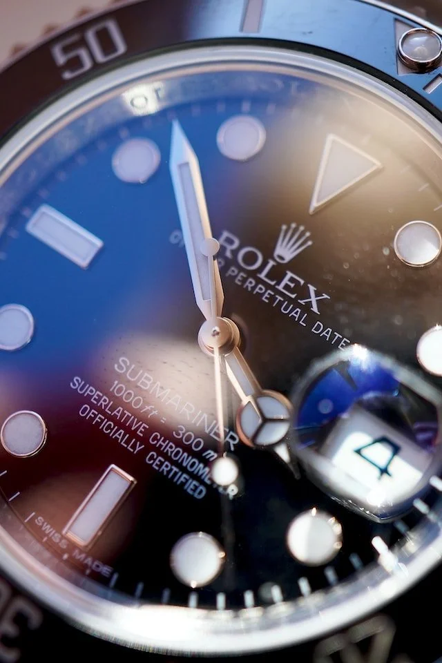 Rolex Submariner held as collateral for a secured loan at The Gold ATM