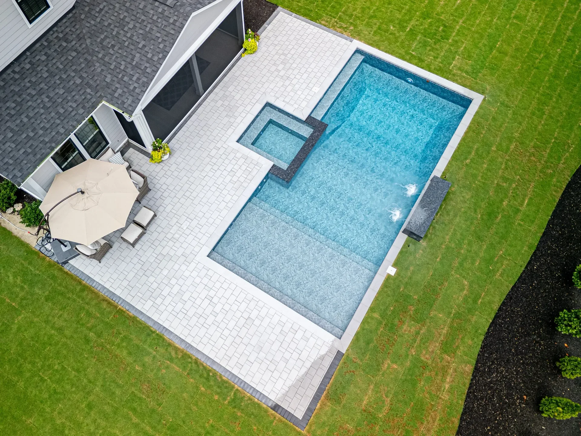 Custom resort-style pool