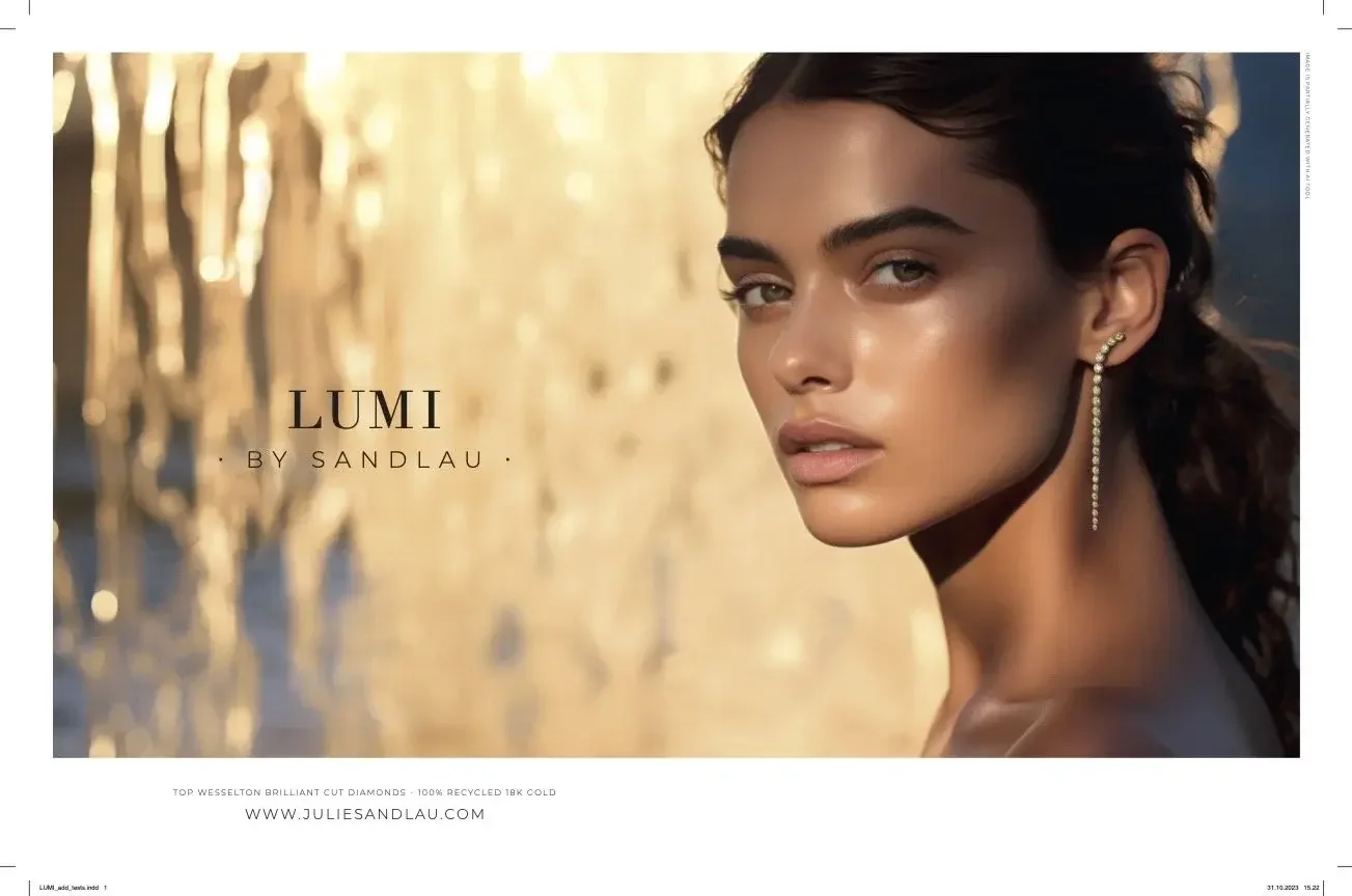 Julie Sandlau jewellery campaign produced by Scenes