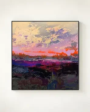 Depth of nature 385 Painting by Nazarii Medvid