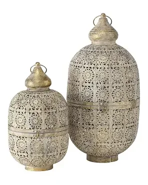 Moroccan Metal Temple Lanterns