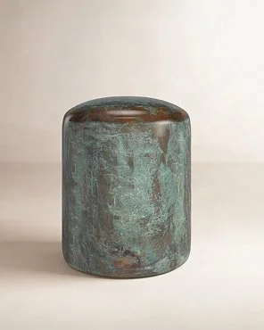 Weathered Patina End Table