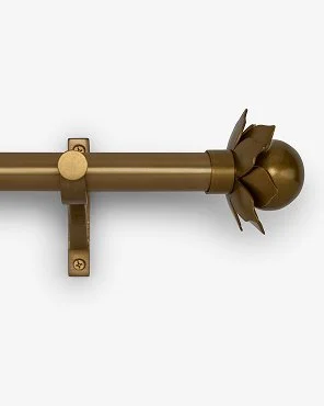Charlotte Finial Set – Burnished Brass