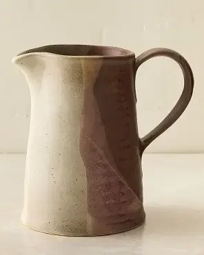 Two-Tone Stoneware Pitcher