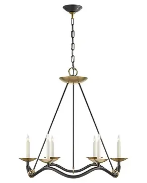 Choros Mid Century Aged Iron Antique Brass Accent