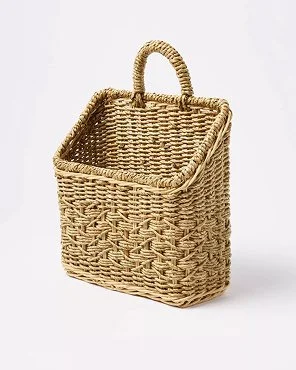 Upright Folio Grass Handwoven Basket
