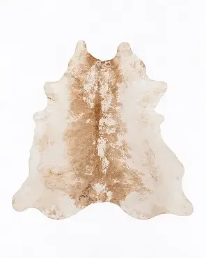 Rustic Lodge Natural Brown Cowhide Rug - 5'x7'
