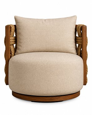 Outdoor Swivel Accent Chair