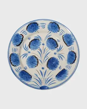 Blue Flower Dinner Plate