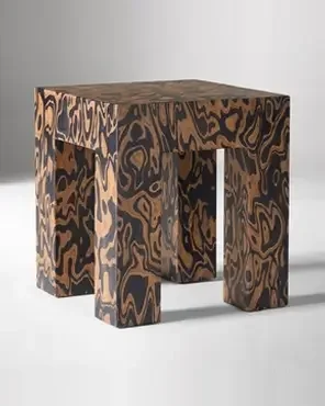 Novelty Burl Side Table (16)