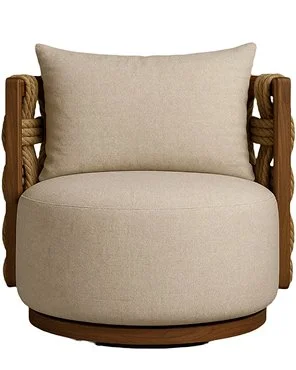 Outdoor Swivel Accent Chair