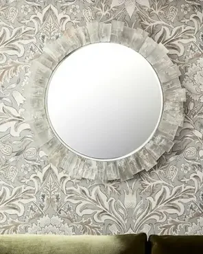 Selenite Stone Mirror