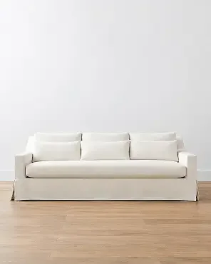 York Slope Arm Slipcovered Deep Seat Sofa 81