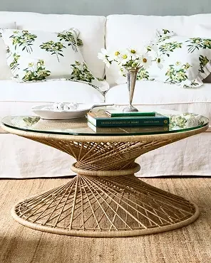 Rattan Round Coffee Table
