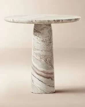 Babylon Torrento Grey Marble Bistro Table
