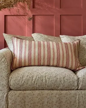 Printed Stripe Slipcover Pillow