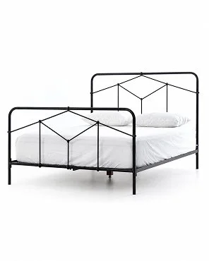 Casey Black Iron Bed