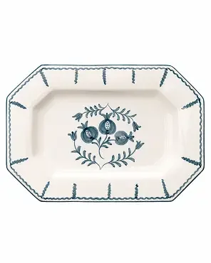 Vine Teal Rectangle Serving Platter