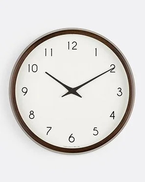Brown Beech Wall Clock