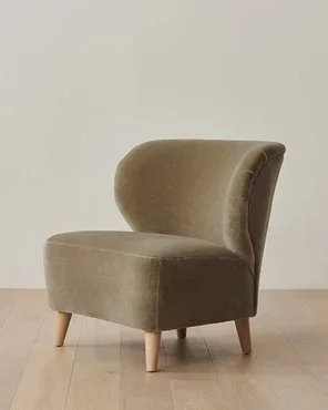 WHoney Mohair Side Chair