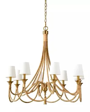Rattan Chandelier