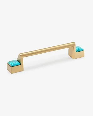 Porter Turquoise Bar Pull (6 c-c)