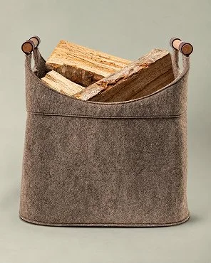 Felt Firewood Basket