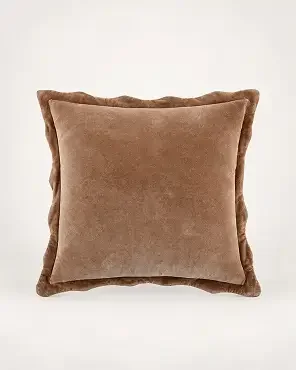 Scalloped Edges Throw Pillow