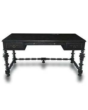 Black Oak Wood Writing Desk