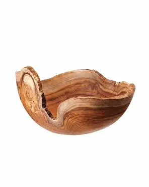 Takara Teak Wood Live Edge Bowl