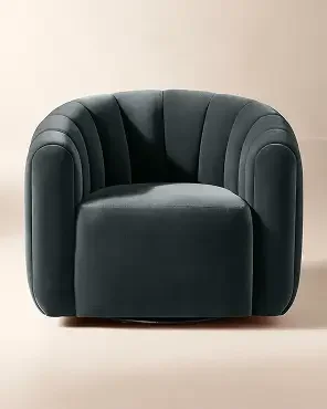 Channeled Lounge Chair