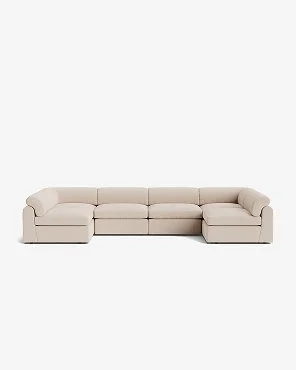 Modular U-Shaped Sectional Sofa